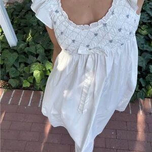 For Love And Lemons White Midi Dress